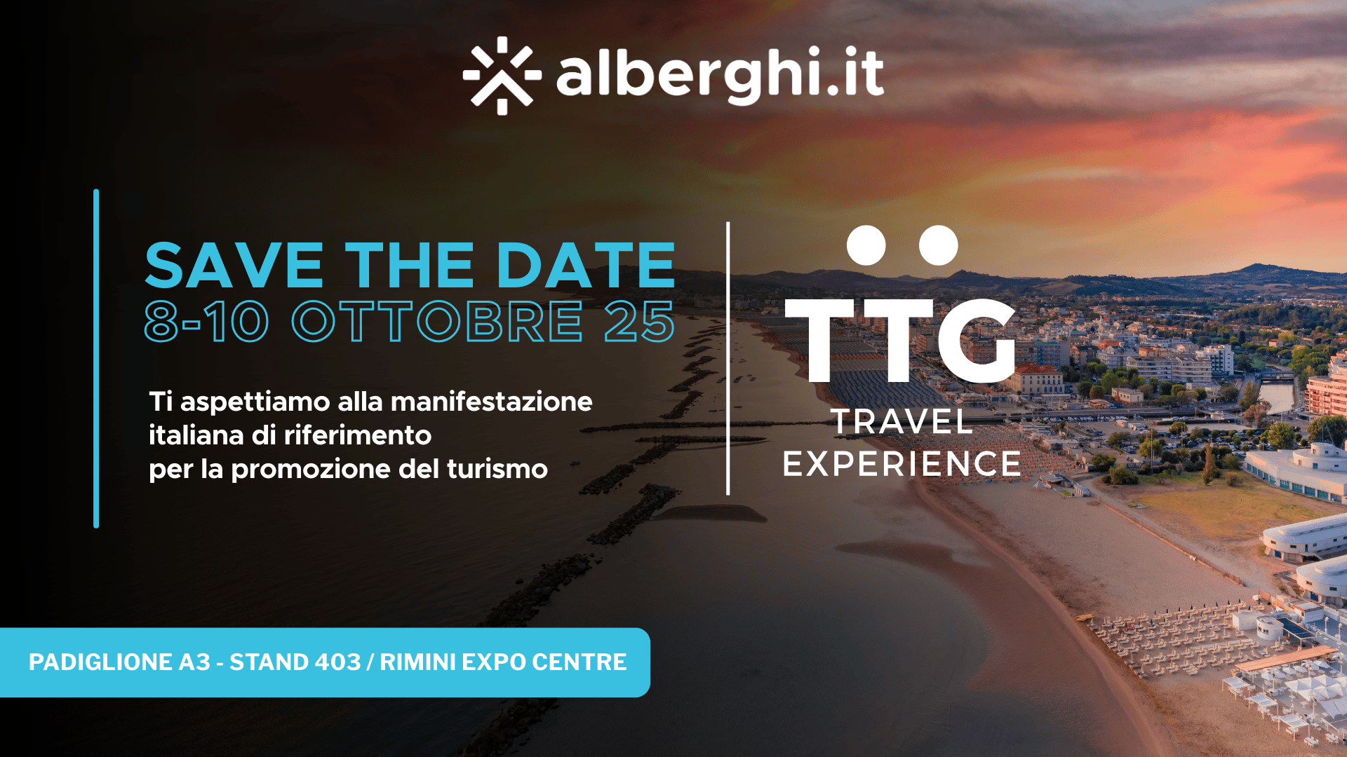 Alberghi.it al TTG di Rimini
